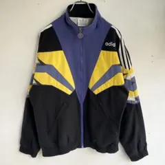 80s 90s adidas デザインジャケット ジップジャケット ヴィンテージ