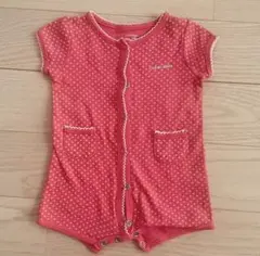 【美品/期間限定】calvin klein ロンパース 半袖ドット柄 3-6mのサムネイル