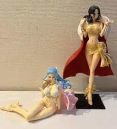 【訳あり】ONE PIECE フィギュア　ボア・ハンコック　ネフェルタリ・ビビのサムネイル