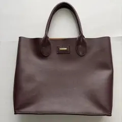 LA BAGAGERIE ラ バガジェリー レザートートバッグ バーガンディ