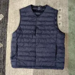 UNIQLO パフテックコンパクトベスト メンズL 紺色