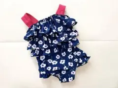 アプレレクール　ベビー水着　花柄 フリル　80cm