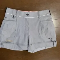 PUMA レディース ゴルフ ショートパンツ ストライプのサムネイル