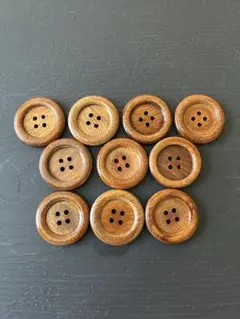 木製ボタン