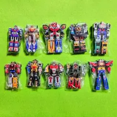 全10種セット スーパー戦隊 DXロボチャーム＆チョコボーロ　サンバルカンロボ他