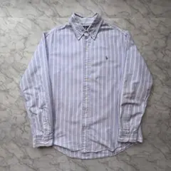 90~00s Ralph lauren stripe shrit y2k L