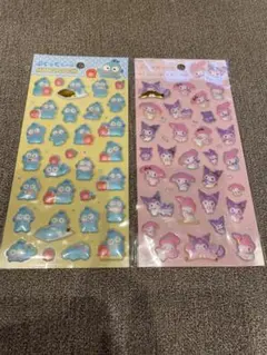 新品未使用　ダイソー　ぷくっとシール　サンリオ　クロミ　ハンギョドン　2点セットのサムネイル