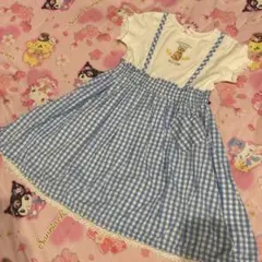 80・90cm】Shirley Temple ピクニック柄 セットアップ - メルカリ
