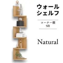 ウォールラック 飾り棚 ウォールシェルフ 2406111543 ナチュラル Ⓣのサムネイル
