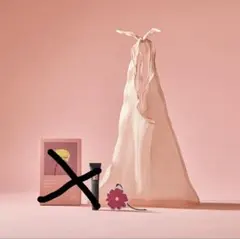 Nオーガニック　母の日　香るフラワーサシェ　オーガンジーBAG 2点セット