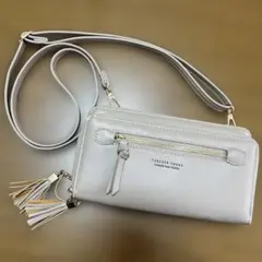 FOREVER YOUNG グレー ショルダーバッグ