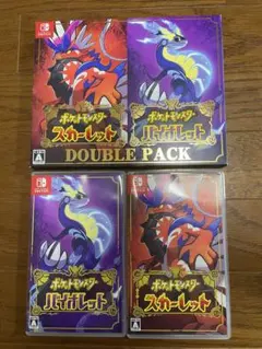 【匿名配送】ポケットモンスター スカーレット・バイオレット ダブルパック