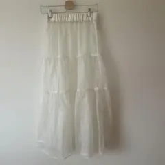 ローリーズファーム　シアーロングスカート　フリーサイズ