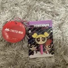 パワーパフガールズ　 棒付きフェイスチャーム　 バブルス