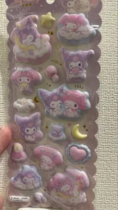 My Melody Kuromi マイメロ クロミ シール