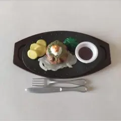 デニーズ レストラン ミニチュアコレクション ハンバーグ おろしソース