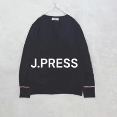 ジェイプレス◇J.PRESS チルデンニットカーディガン M ネイビー Vネックのサムネイル