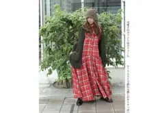 美品CANDAY Sチェックネルシャツワンピース◯