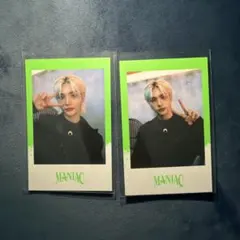 stray kids maniac ヒョンジン　ポロライド　2枚セット
