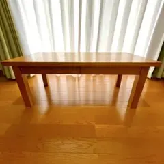 【無印良品】オーク ローテーブル 引き出し付き