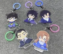 名探偵コナン ふらっとめじるしアクセサリー ちぢませ隊ver. 5個まとめ売り