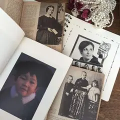 ヴィンテージ洋書3冊と写真古書　アンティーク洋書　洋書セット　ジャンクジャーナル