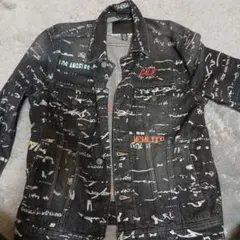 2019～2021GUESS ブラックデニムジャケット M