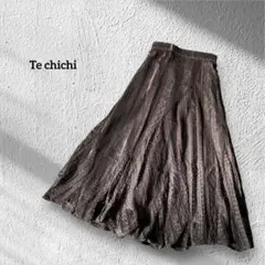 Te chichi テチチ　ロングスカート　レース　フレア　Free