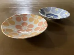 たち吉　花柄の小皿 ２枚セット