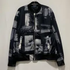 新品❗モノトーン総柄❗ジャケット❗