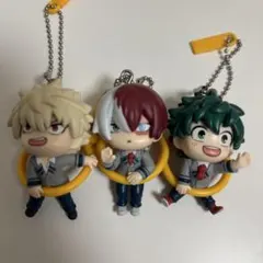 僕のヒーローアカデミア こんにち輪　緑谷出久　爆豪勝己　轟焦凍　3点セット