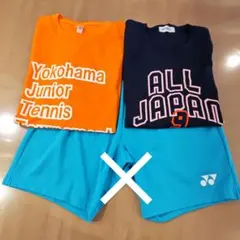 テニスウェア　テニスTシャツ　ヨネックス他　2枚　まとめ売り