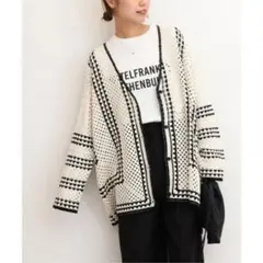 JOURNAL STANDARD relumeクロシェラインVネックカーディガン