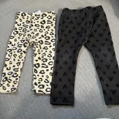 レギンス2枚セット 80