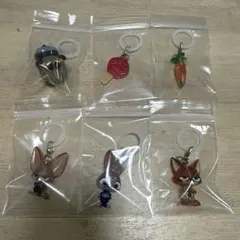 ズートピア　めじるしアクセサリー　全6種　コンプリートセット