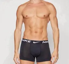 NIKE ナイキ　メンズボクサー S(XS) 黒　スポーツインナー　ナイロン