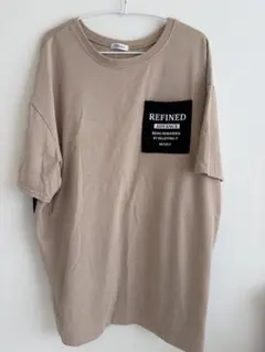 夏物最終！INGNI 半袖 Tシャツ ベージュ ブラック ロゴ