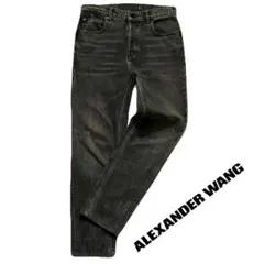 アレキサンダーワン ブラックデニムパンツ テーパード 24 WANG003 US