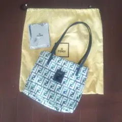 FENDI フェンディ ズッカ柄 桜モチーフ トートバッグ 保存袋付き 