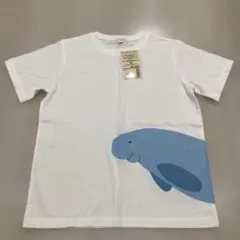 新品未使用　無印良品　マナティプリントTシャツ 130サイズのサムネイル