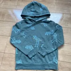H&M 恐竜柄 パーカー 122~128