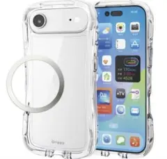 【 ELECOM iPhone Air ケース】 Grippy クリア 極美品