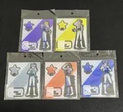 めろんぱーかー　まねきねこ　猫耳アクリルスタンド　セミコンプ　5人セット