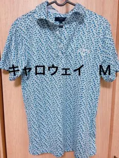 Callaway 花柄ポロシャツ M キャロウェイ