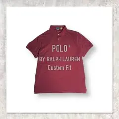 Ralph Laurenポロラルフローレンカスタムフィットポロシャツワインレッド