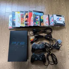 PlayStation 2 本体 コントローラー ソフトセット