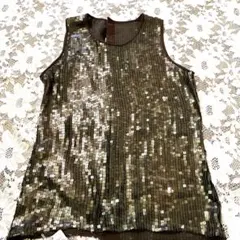 KRIZIA 総スパンコール タンクトップのサムネイル
