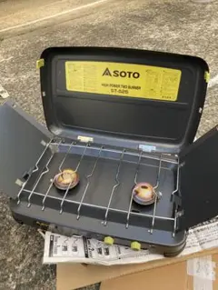 SOTO ST-525 ツーバーナー コンロ キャンプ BBQ ソト 美品 ZEOOR SOTO ソト 2バーナー ST-527 対応 極厚バーベキュー鉄板