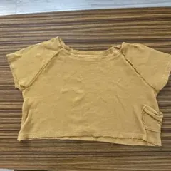 little creative factory マスタード Tシャツ 4y