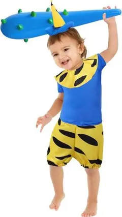 節分 鬼 衣装 子供 キッズ コスプレ 4点セット 鬼 帽 青鬼 節分 Ｌサイズ